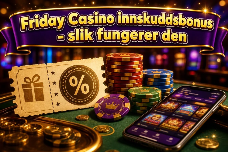 Friday Casino innskuddsbonus - slik fungerer den