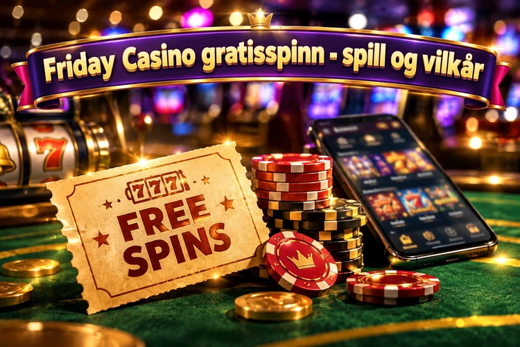 Friday Casino gratisspinn - spill og vilkår