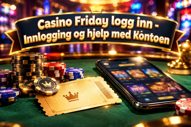 Casino Friday logg inn - Innlogging og hjelp med kontoen
