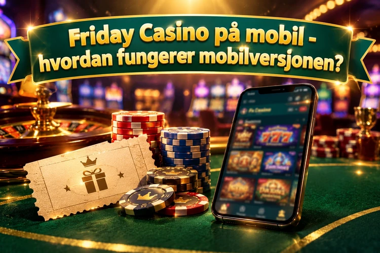 Friday Casino på mobil - hvordan fungerer mobilversjonen?