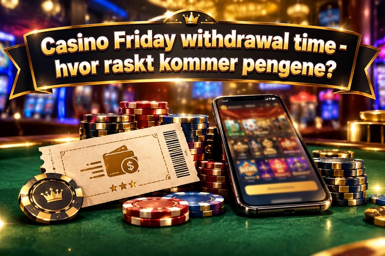 Casino Friday withdrawal time - hvor raskt kommer pengene?